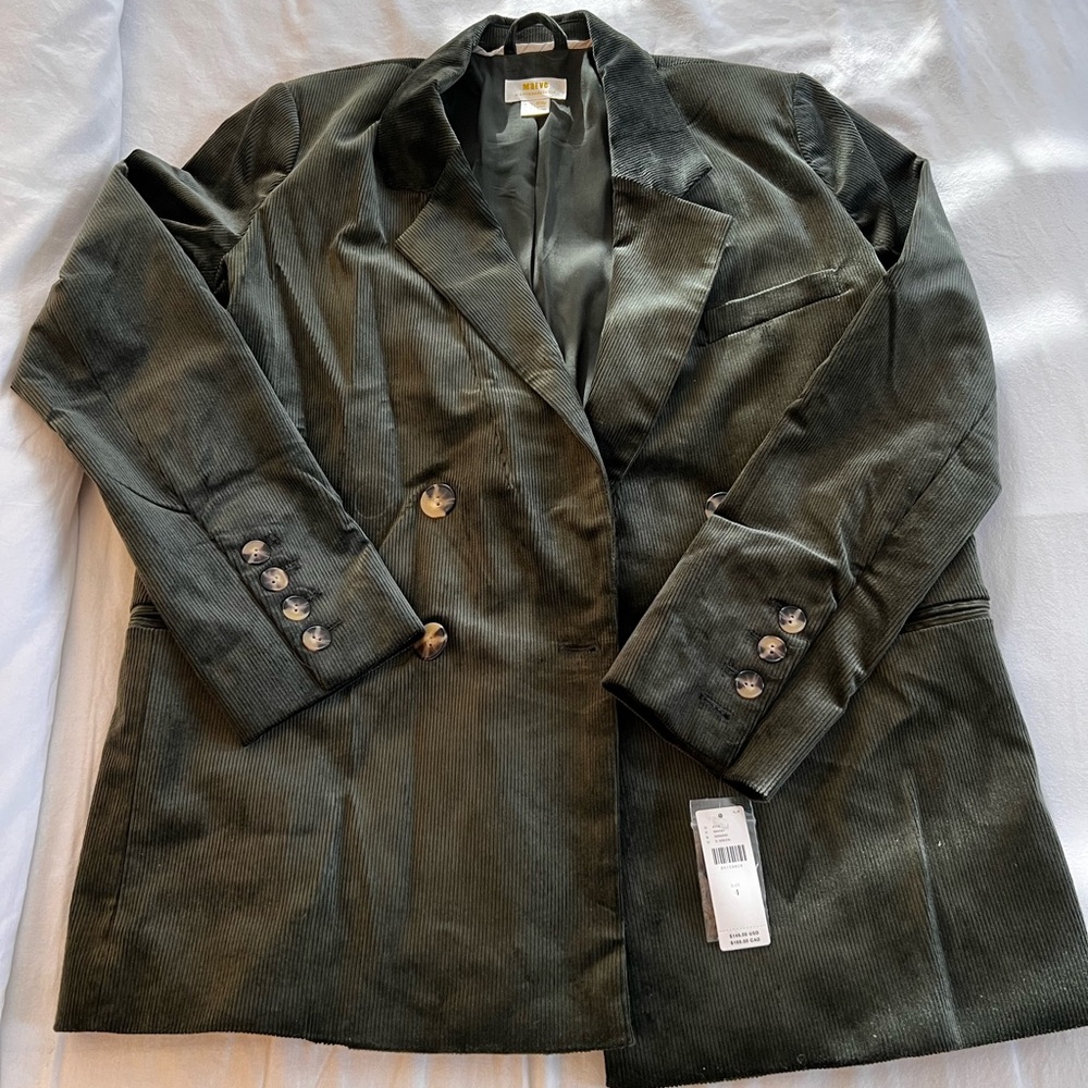 NWT Maeve corduroy blazer